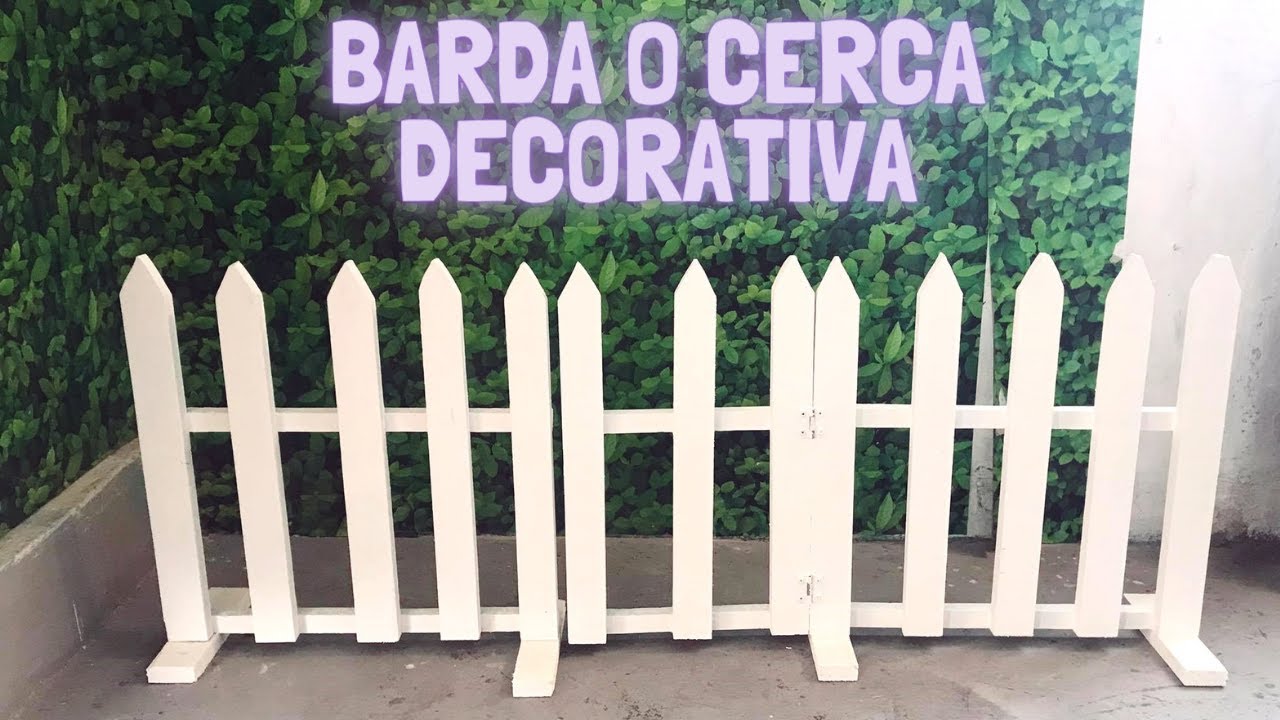 como hacer una cerca para jardín con material reciclado