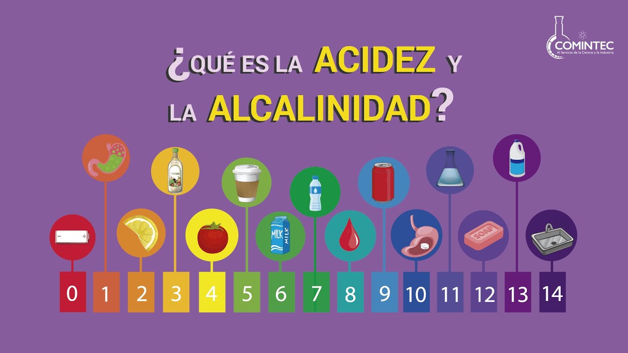 se usa para medir el grado de acidez o alcalinidad de los productos