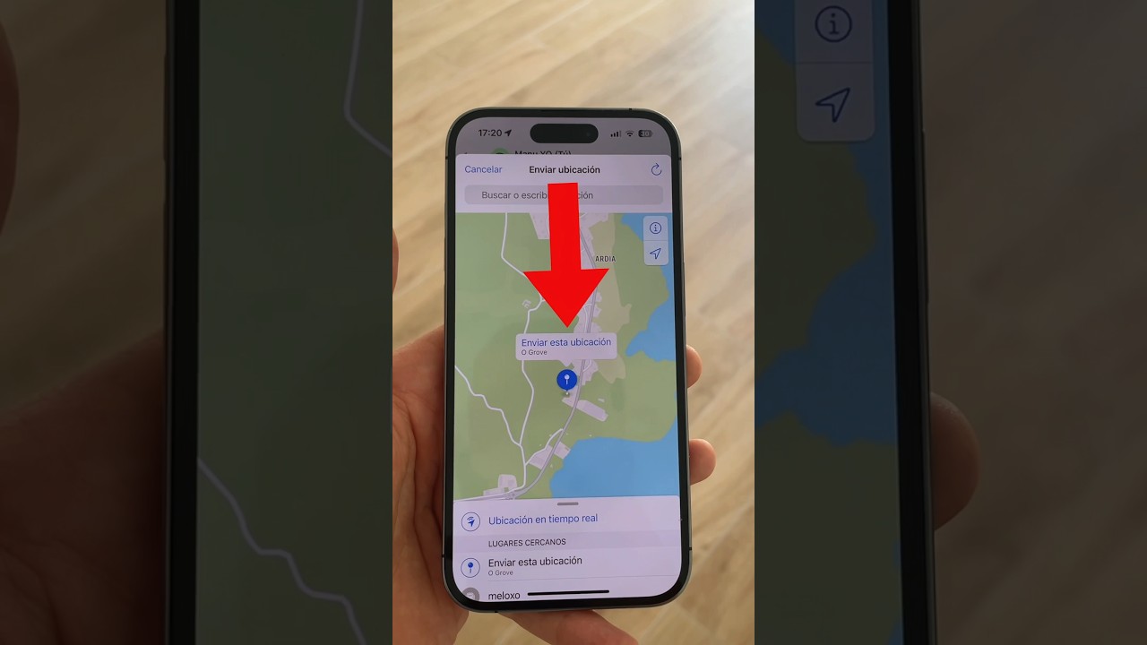 como enviar una ubicación sin estar ahí