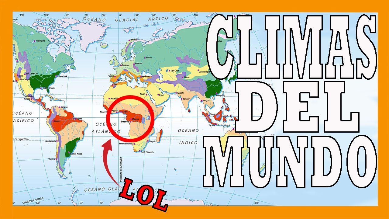 distribución de los climas en la tierra