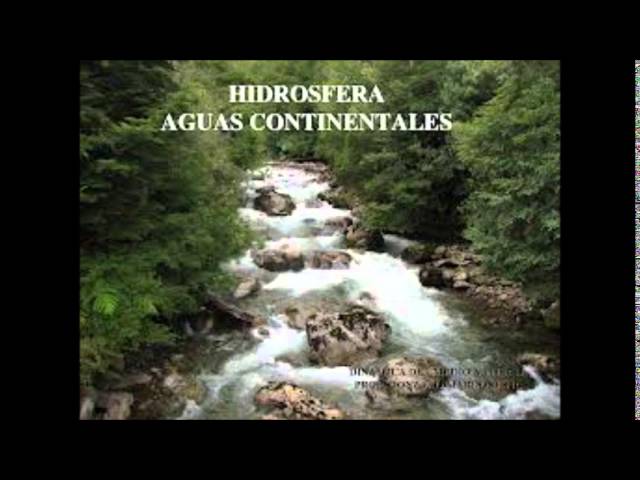 distribucion e importancia de las aguas terrestres