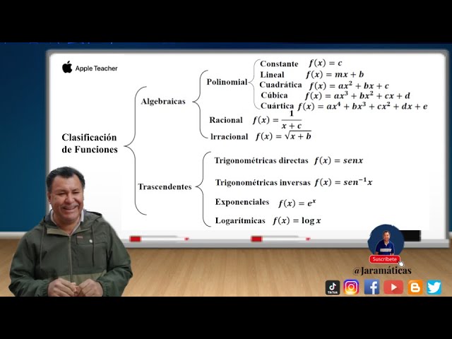son los dos tipos principales en que se clasifican las funciones