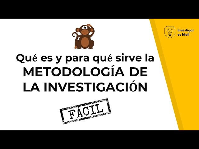 ejemplos de una metodologia de investigacion