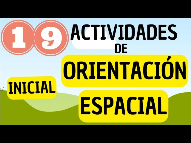 ejercicios de ubicacion espacial preescolar
