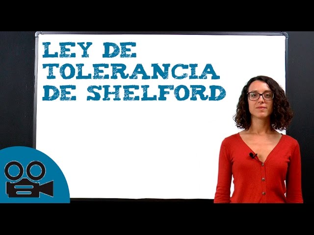 ley de tolerancia de shelford ejemplos