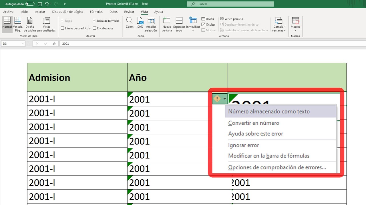 numero almacenado como texto convertir a numero