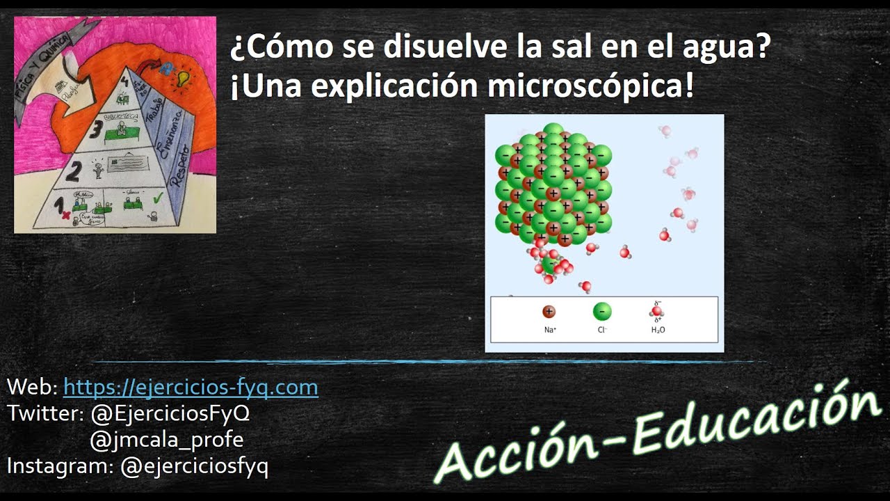 porque la sal y el azucar se disuelven en agua