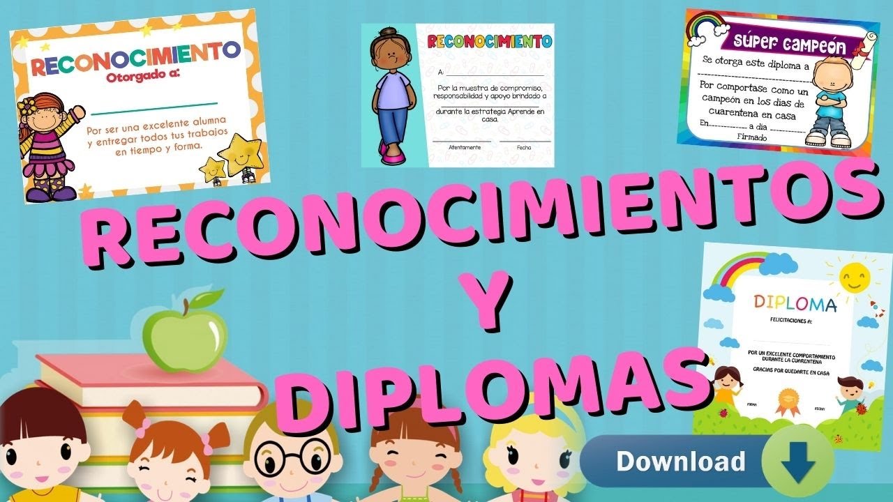 reconocimientos para niños de preescolar
