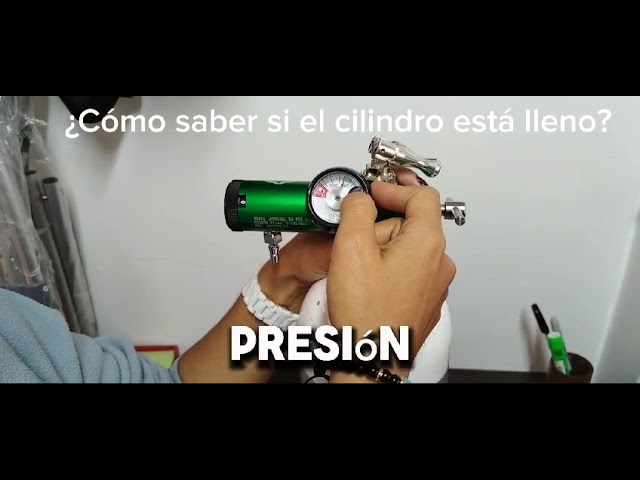 como saber si un tanque de oxigeno esta vacio