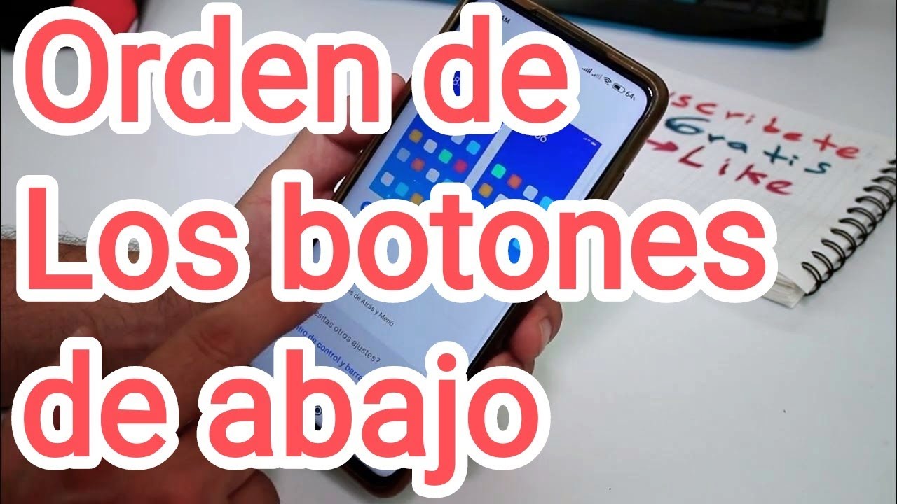 como se llama la barra de arriba del celular