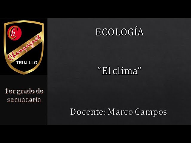 como se relaciona la ecologia con la climatologia
