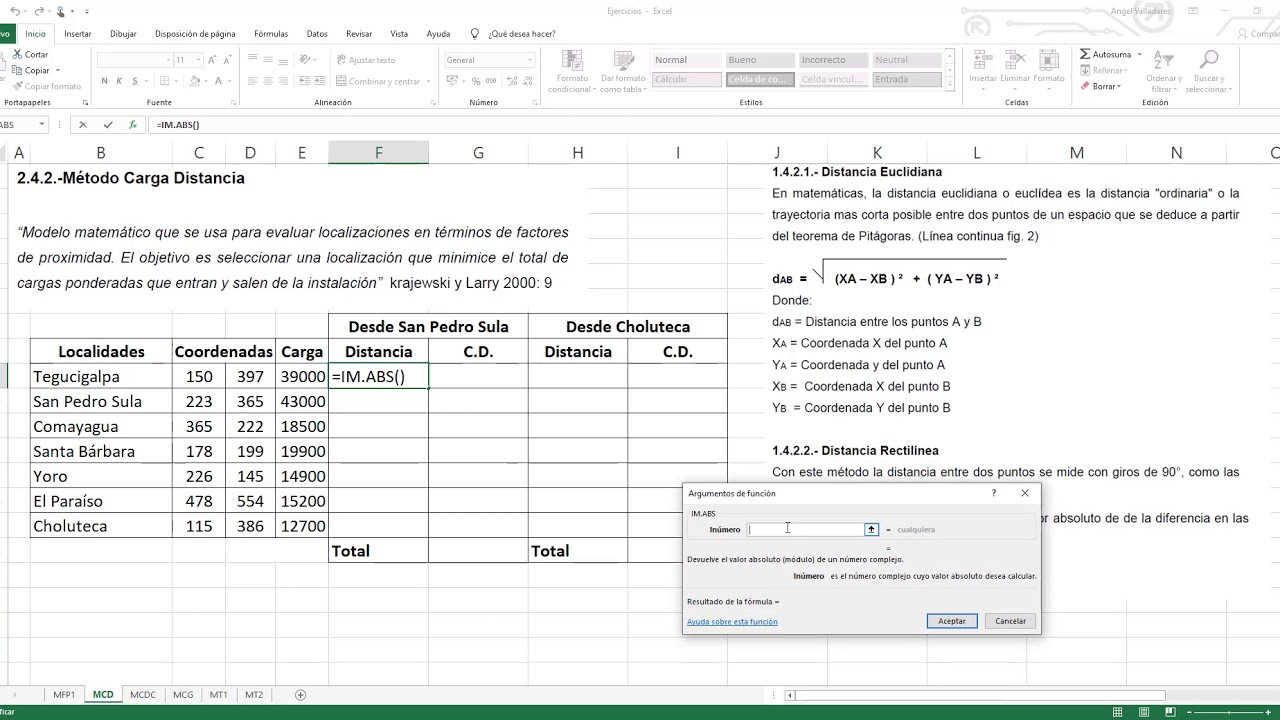 ejemplos de metodos de localizacion de planta