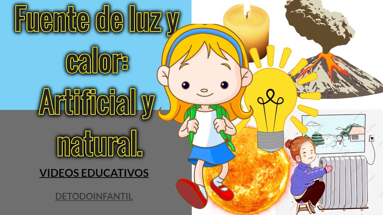 fuentes de luz y calor naturales y artificiales