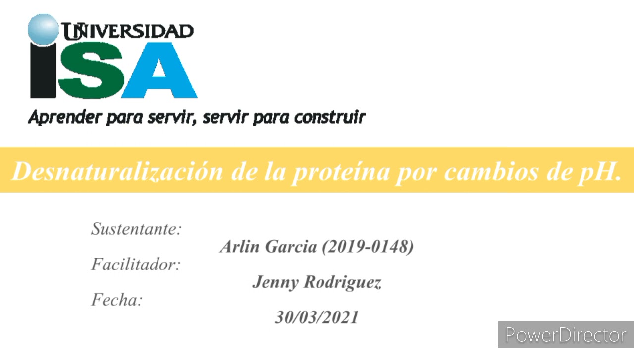 identifica el ejemplo de desnaturalización de una proteína por cambios en el ph.