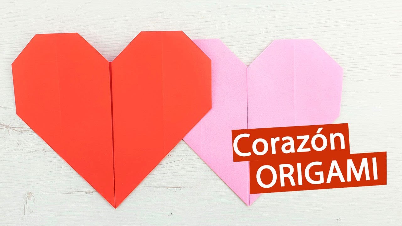instrucciones para hacer un corazón de papel