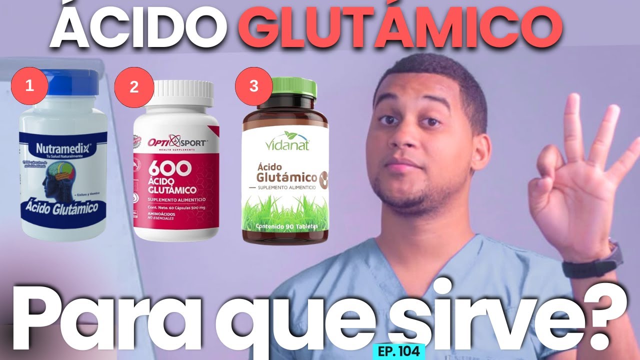ácido glutámico para que sirve en niños
