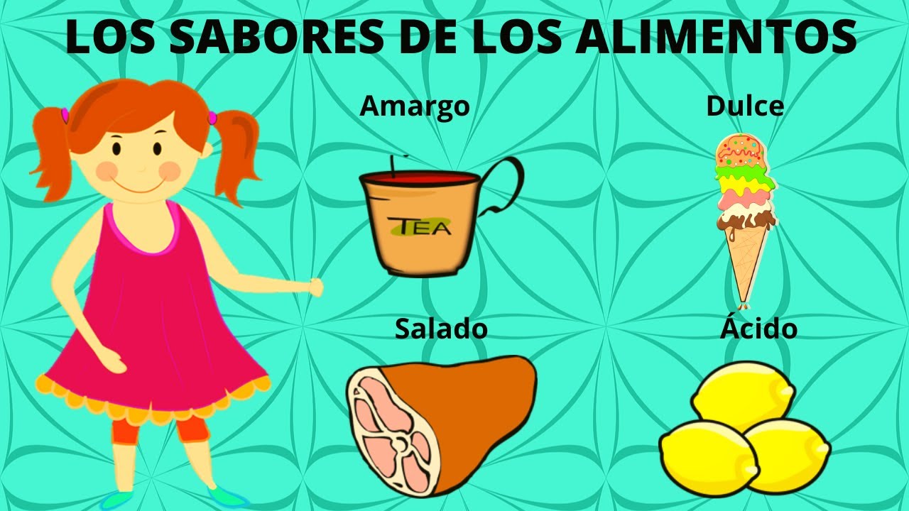 alimentos agrios ejemplos para niños