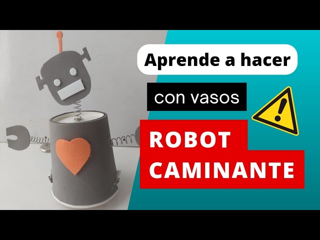 como hacer un robot reciclado que se mueva