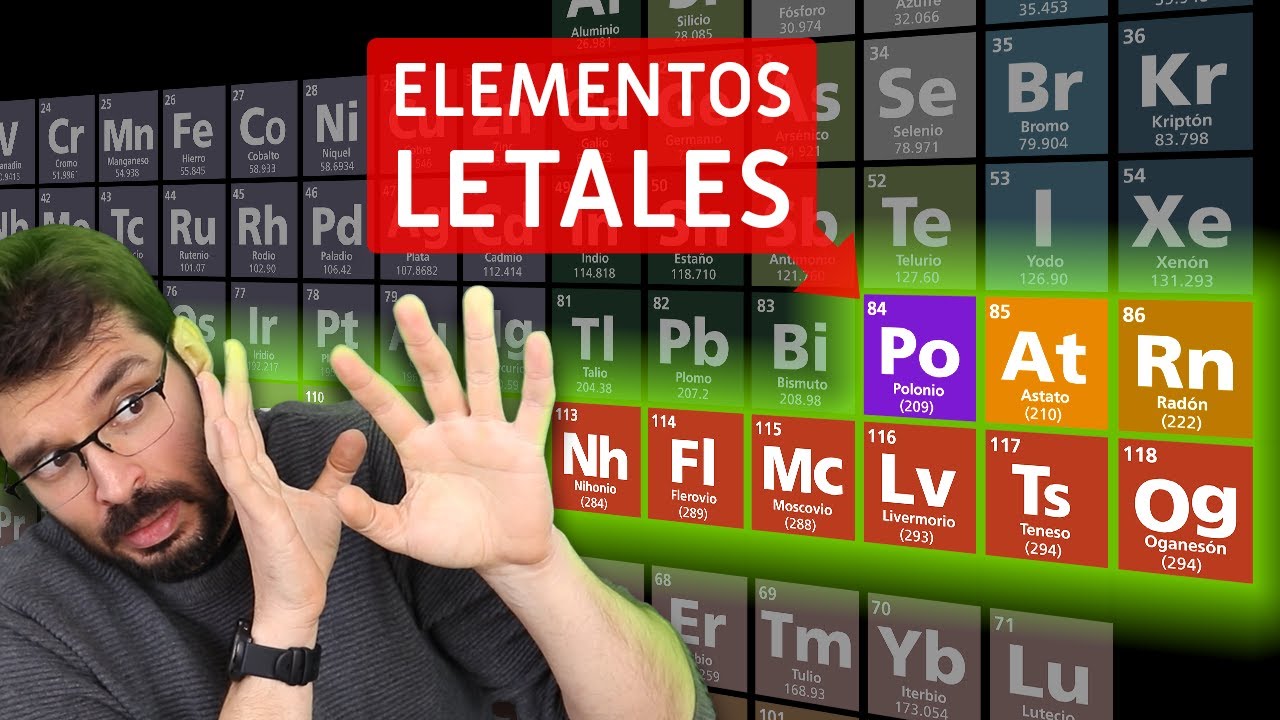 elementos radiactivos en la tabla periodica