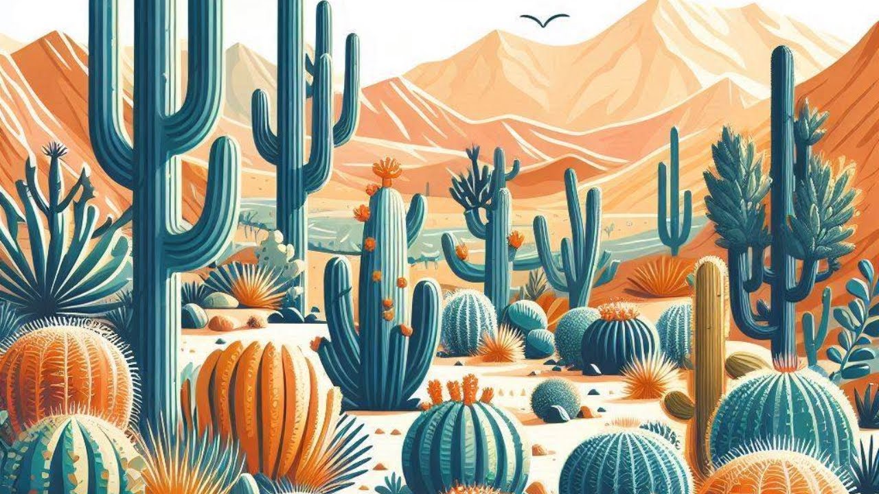 la reproducción de las plantas en un ambiente desértico