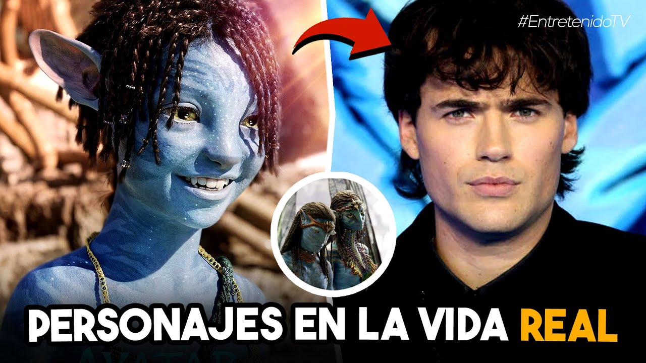 nombres de los personajes de avatar 2