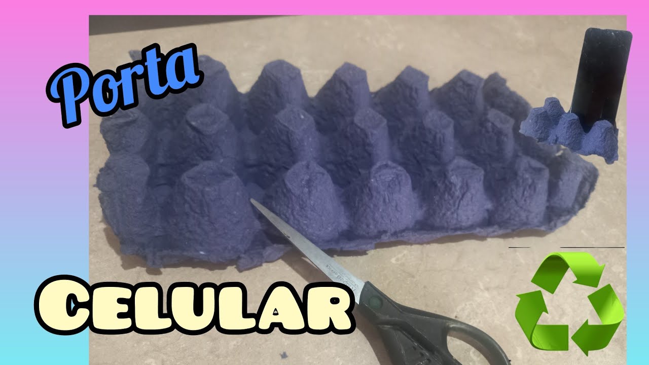 como hacer un porta celular reciclado
