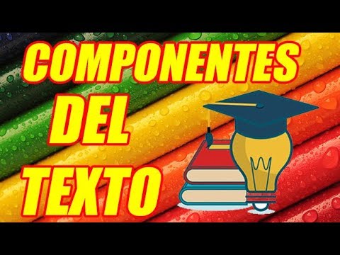 cómo se denominan las partes de qué se compone el texto