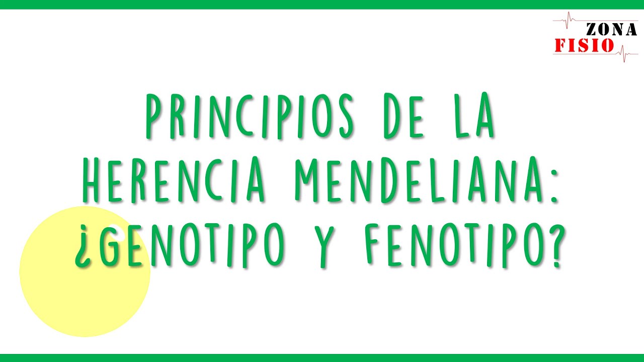 conceptos e importancia de la genética y la herencia mendeliana