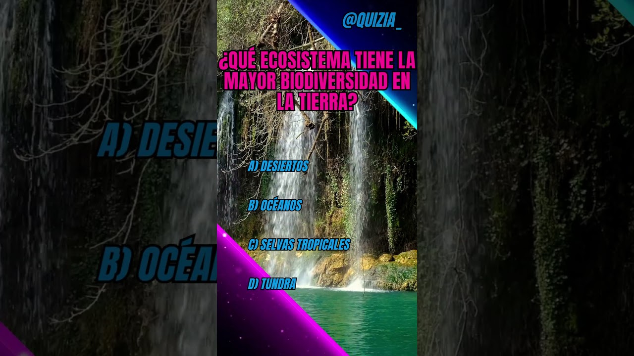 en que ecosistema se puede encontrar mayor biodiversidad